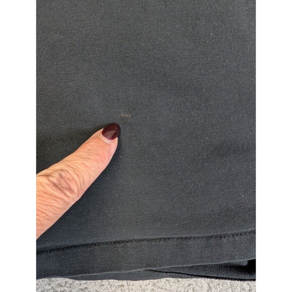 J Jill Shirt Maxi Dress Women’s Size 3x Perfect Pima Cotton Blend Stretch Black - Picture 11 of 12